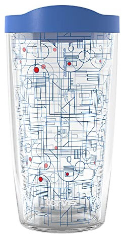 Tervis Star Wars R2D2 See Through De Too Made in USA Double Walled Insulated Tumbler Travel Cup Keeps Drinks Cold & Hot, 16oz, Classic