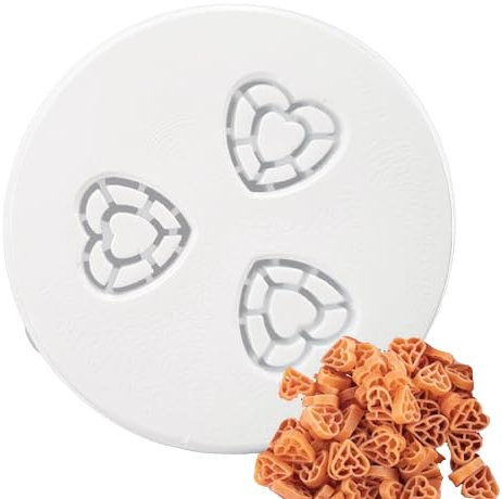 MY Pasta – Herzen – Nudelmaschinen-Scheibenmatrizen | Advance Pasta-Scheibenmatrize für hausgemachte Pastamaschine, kompatibel mit Philips Pastamaschine Serie 7000 | Philips | Pastamaschine