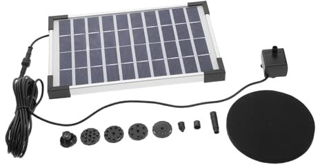 BESPORTBLE Bomba Solar Para Piscina Decoración Estanque Automática Aspersores Abs Duradero Fácil De Usar