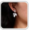 Atentuyi Blatt Kristall Hochzeit Ohrstecker Silber Strass Braut Ohrringe Cz Tropfen Ohrringe Cluster Marquise Ohrringe Funkelnd Baumeln Ohrringe Schmuck Für Frauen Mädchen