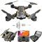 S6 Drohne mit Kamera 720P, Hindernisvermeidung Drohne für Kinder Anfänger WiFi FPV RC Quadrocopter mit 3 Batterien One Key Start/Landen Headless Modus 3D Flips Geschenk für Jungen Mädchen(yellow)
