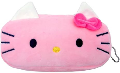 PYTRARTY K-itty federmäppchen,K-itty Cartoon federmappe,K-itty mäppchen mädchen ,plüsch Pencil case,Geschenk für Mädchen und Jungen