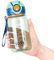 Louis Donné Gourde de sport en Tritan sans BPA - 400 ml - Anti-fuite - Avec filtre - Pour vélo, extérieur, école, gym - 2150 - Vert