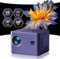 Projector 4K [Electric Focus & 6D/6P Keystone & Zoom] Supported, 5G WiFi Bi-Channel Bluetooth 20000L Native 1080P Movie Projector, Mini Portable Outdoor Projector Compatible TV Stick, Phone, Laptop