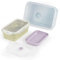 CUISITOOL Silicone Food Storage Containers with Lids - 3 Pack 2000ml/1200ml/800ml Large Collapsible Meal Prep Lunch Containers Bento Boxes - Microwave, Freezer and Dishwasher Safe