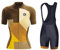 UGLY FROG Set Ciclismo Donna Completo da Bici Body da Ciclismo Salopette Estivo Corti Magliette Asciugatura Rapida Traspirante Verde