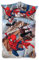 Carbotex Bettwäsche Set Spiderman Swing Bettbezug 140×200 cm + Kopfkissen 70×90 cm ÖKO-TEX Bettwäsche-Set 100% Baumwolle mit Reißverschluss, reversibel