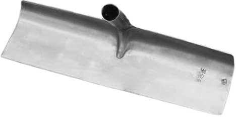 GALPADA Mistreinigungsrake Schaufel Anlage Schaber Gülle Rechen Landschaftsbau Geflügel Graben Reiniger Scoop sauber Dreck Dung multifunktionaler Reinigungsspatel Kohlenstoffstahl Silber