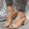 Escarpins Femme Talon Haut Sexy, Été Chaussure Femme Confortable, Mary Janes Ballerines Chic Et Elegant Basket Orthopedique, Confort Bride Sandales Escarpin