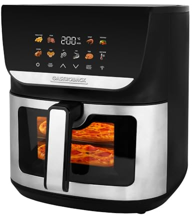 Heißluftfritteuse XXL 8L Familie, Multi Airfryer & Mini Backofen 2000W mit 10 Automatikprogrammen, DuoHeat Ober- und Unterhitze, Touchscreen Farbdisplay, 80-200°C, fettarm mit bis zu 95% weniger Öl