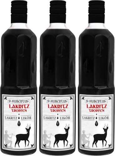 St. Hubertus Lakritz Tropfen (1x0,5 l) (Packung mit 3)