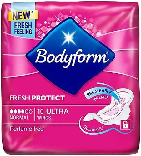 Bodyform Ultra Super / Long Damenbinden mit Flügeln, 10 Stück