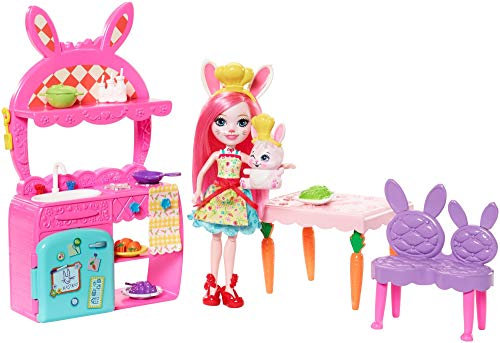 Mattel Enchantimals FRH47 Bree Bunny und Twist Küche