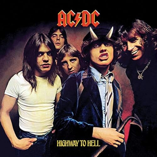 AC/DC Drucken 'Highway to hell', 40 x 40 cm, Mehrfarbig