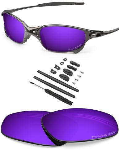 BlazerBuck Anti-salz Polarisierte Ersatzgläser für Oakley Juliet - Kosmisches Lila