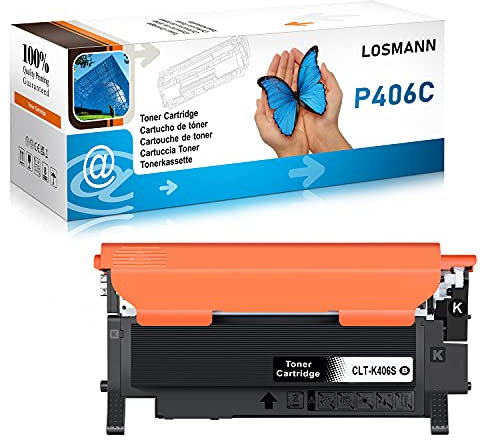 LOSMANN 1x Schwarz Toner - Kompatibel für Samsung Xpress C410W, C460, C467W und CLP-360 Serie