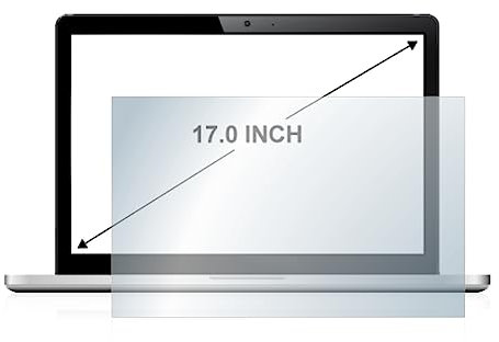 BROTECT 17 Entspiegelungs-Schutzfolie für Notebooks mit 17,0 Zoll (43.2 cm) [341 mm x 273 mm, 4:3] Displayschutz-Folie Matt, Anti-Fingerprint