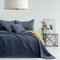 AmeliaHome Tagesdecke anthrazit honiggelb 170x270 Bettüberwürf zweiseitig Ultrasonic Steppung Polyester Softa