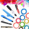 Growment 3D Stift PCL-Filament Insgesamt 164ft, je 5M – 3D Pen PLA Filament 1,75 mm, 10 Farben Kein Geruch Keine Verschmutzung 3D-Materialien für Niedertemperatur-3D Stift and 3D-Druckstifte
