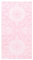 vidaXL Outdoor Teppich Zweischichtiger Jacquard Terrassenteppich Außenteppich Küchenteppich Indoor Terrasse Balkon Flur Küche Bad Rosa 120x180cm PP