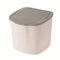 Snips | Poubelle Compost Cuisine | Composteur Cuisine| Poubelle de Table | Blanc et Gris, 3 LT, 20,5 x 18,5 x 16,7 cm, Made in Italy, 0% BPA e phthalate free, Plastique Recyclé