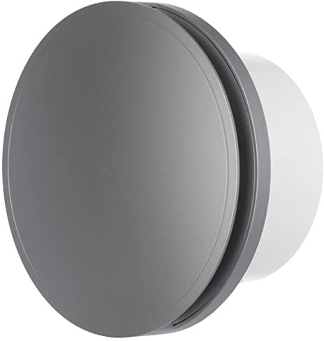 LIRAST Diameter 150 mm Silver Bathroom Fan with Ball Bearing Fan for Efficient Ventilation in Bathroom Kitchen Toilet