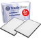 Trade-Shop 2x Zuluftfilter/Pollenfilter/Ersatzfilter F7 für Helios KWL EC 200 ECO, PRO, W, 300 baugleiche Geräte, Kunstfasern, Standard