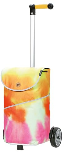 ANDERSEN Einkaufstrolley - Shopper Mix A06 | mit ergonischem 3-Wege-Griff, höhenverstellbar, aus Alu, bis 40 kg - Tasche Limited Edition, Seitenfach, Innenfach, 46 L