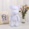 LIYJTK DIY Painting Fluid Violent Bear, Diamonds Painting Encrusted Dyeing Hand Made Graffiti Vinyl Doll Creative Home Decoration