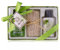 Accentra - Duschset Frauen Geschenkset OLIVE in schöner Geschenkbox - 3-teiliges Pflegeset mit Duschgel, Bodylotion und Handtuch aus Sisal - Wellness Geschenk Set zum Geburtstag, Valentinstag