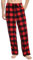 Nutria Pantalon de Pyjama Homme en Flanelle 100% Coton, Bas de Vêtements de Nuit Doux et Chaud avec Poches U06