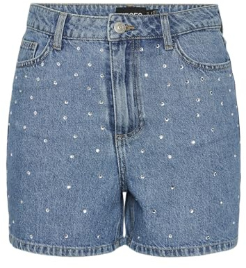 PIECES Pcsky Hw Rhinestone Shorts