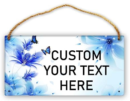 Panneaux en bois rustiques personnalisés, panneaux de route personnalisés avec nom personnalisé, panneau de porte pour chambre à coucher, salle de bain, arrière-cour, club, lieu de travail, décoration