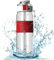 Botella de agua inteligente de 860 ml, diseño inteligente, Tritan sin BPA, ligera, a prueba de fugas, elegante, práctica, para agua, bebidas deportivas, hidratación, gimnasio, oficina, escuela,