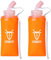 UTOBEST Borraccia morbida in TPU, bottiglia pieghevole per idratazione, escursionismo, ciclismo, arrampicata, jogging, maratona, 550 ml