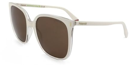 POLAROID PLD 6218/S Sonnenbrille, Weiß, Größe 56 für Damen, weiß, 54
