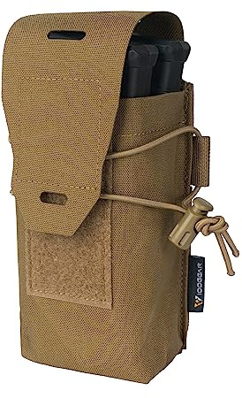 IDOGEAR Magazinbeutel Doppelmagazin-Tasche 5.56 MM Gewehrmagazin-Taschen Molle Double Stack Magazine Carrier Halterung