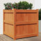 Cosisti Jardineras Exterior Grandes 60x60x60 cm, Macetero Grande, Maceteros de Madera para Plantas, Jardinera de Madera para Jardín Balcón o Terraza Marrón Pino