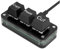 melairo Mini Tastiera di Programmazione Macro Un 3 per Photoshop Gaming Tastiera di Programmazione Hotswap Copia Incolla Macropad Nero Tipo A