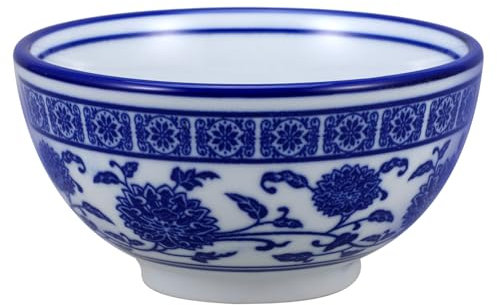 Alipis Copa De Porcelana Azul Y Blanca Cuencos De Cerámica Tazón De Cerámica Pequeño Tazones Delicados Ensaladera Vintage Tienda De Tazones De Porcelana Tazón De Sopa Tazón De Cerámica