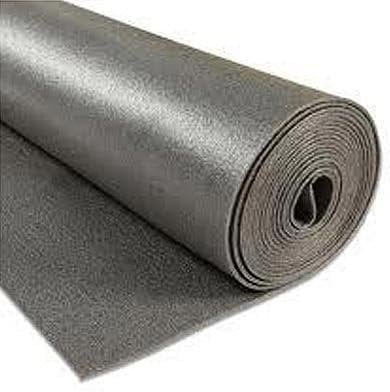 Sous-couche de moquette graphite 7 mm d'épaisseur en mousse PE pour un confort supérieur, isolation phonique et thermique - Rouleaux de 14,4 m²