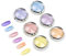Chrome Nail Powder, Magic Mirror Finish for Nail Art, Nail Chrome Powder for Different Base Colours Different Effects，6 Color