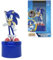 Lexibook, SEGA Sonic The Hedgehog, Luz nocturna con altavoz, Luz suave, Funciona con pilas, Azul, NS01SN