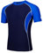 AMZSPORT Herren Rash Guard Shirt, UPF 50+ UV Schutz Kurzarm T-Shirt, Schnelltrocknendes Sonnenschutz Vest für Schwimmen, Surf, Angeln, Laufen, Marineblau, XXL