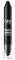 Sevich Root Cover Up Stick - Cubre canas instantáneo, color de retoque de raíces, corrector natural para entradas, raíces y laterales, a base de plantas, fácil de usar, maquillaje 48H, Negro