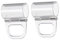 PRETYZOOM 2pcs Roller Blind Pull Cord Handles for Double Roller Blind Accessory Quick Install Stable Support for Window Shades