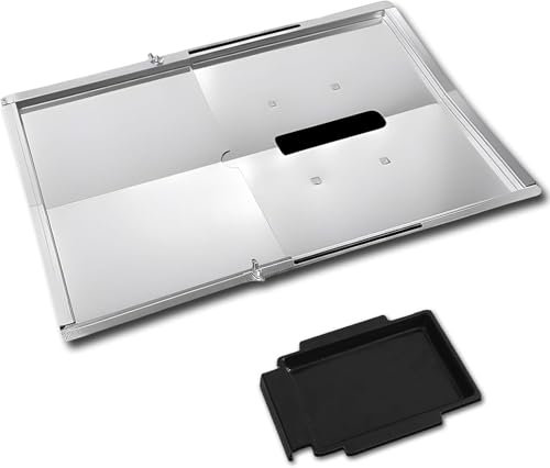 Nordic Bbq Store Verstellbare Fetwanne (30–46 cm) für 2-/3-Brenner-Gasgrills von Biltema, Lucifer, Napoleon, Landmann & Anderen europäischen Marken – Universelle Ersatz-Fettschale für Gasgrills