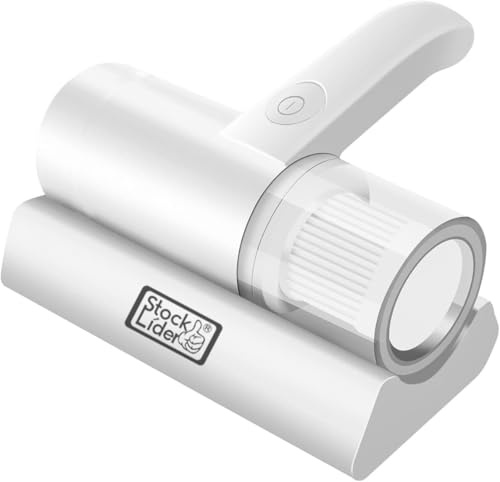 Stock Líder Anti-Milben-Staubsauger, Matratzensauger mit UV-Licht und Ultraschall, 16 kPa Saugkraft, Heizbürste, HEPA-Filter, entfernt Allergene für Allergien