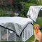 Schattenplanen für den Außenbereich, Aluminett-Schattenstoff für Pergola-Abdeckung und Pflanzenschutz, wärmereflektierende Plane für Autos und Garten, Rasen, Outdoor-Pergola-Netz für Sonnenschutz und