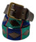 Argentinischer Gürtel Handgefertigt Leder Gürtel Herren Damen Premium Unisex Leder Braun Bestickt Designer Polo Leder Belt Gaucho Belt Schnalle im Antikstil (L= 90, 95, 100, 105)
